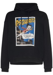 Dsquared2 Betty Boop Printed Cotton Hoodie