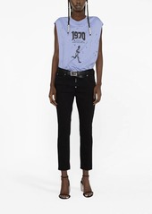 Dsquared2 Black Bull cropped jeans
