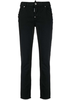 Dsquared2 Black Bull cropped jeans