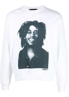 Dsquared2 Bob Marley print sweatshirt