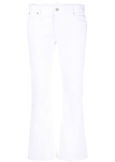 Dsquared2 bootcut cropped trousers