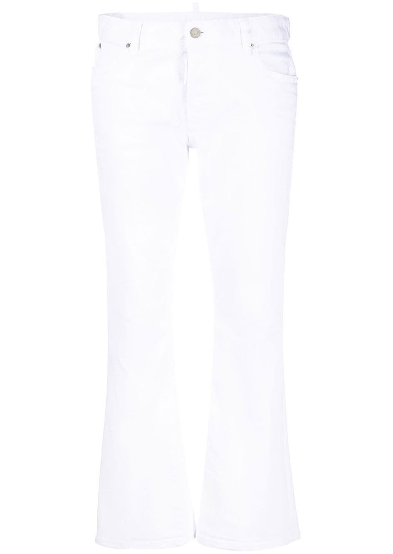 Dsquared2 bootcut cropped trousers