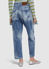 Dsquared2 Boston High Rise Denim Straight Jeans