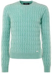 Dsquared2 Cable Knit Mohair Blend Sweater
