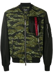 Dsquared2 camouflage bomber jacket