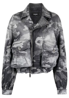 Dsquared2 camouflage denim jacket