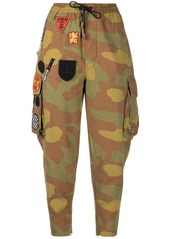 Dsquared2 camouflage patchwork trousers