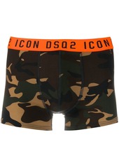 Dsquared2 camouflage print logo waistband boxers