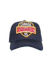 Dsquared2 Canada Patch Cotton Canvas Baseball Hat