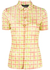 Dsquared2 check-print short-sleeve shirt