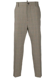 Dsquared2 check tailored trousers