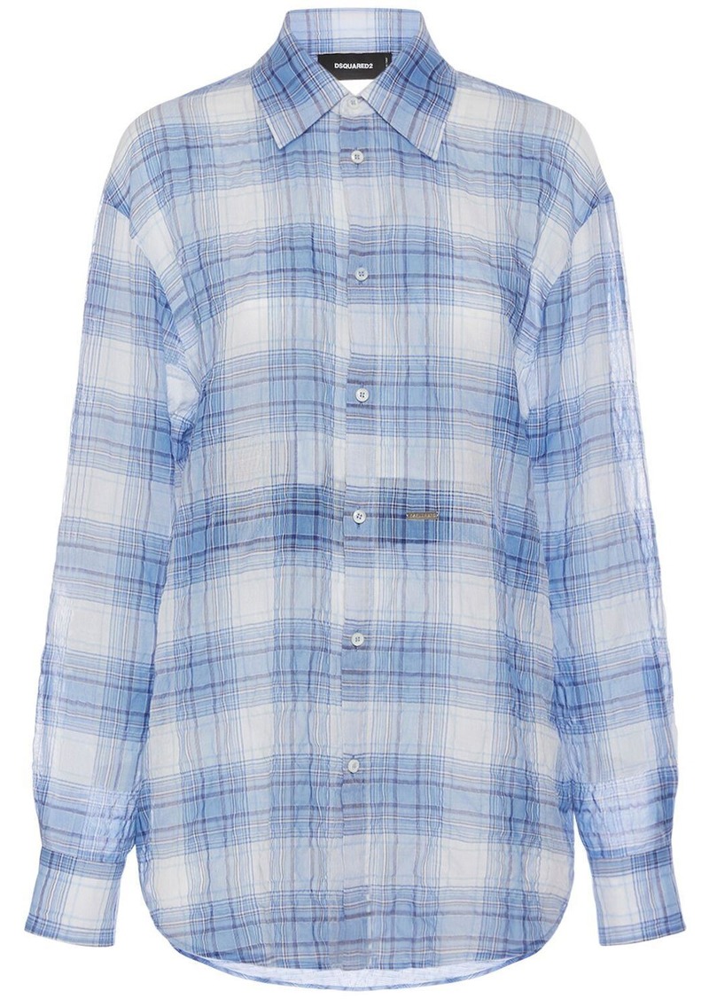 Dsquared2 Checked Cotton Shirt