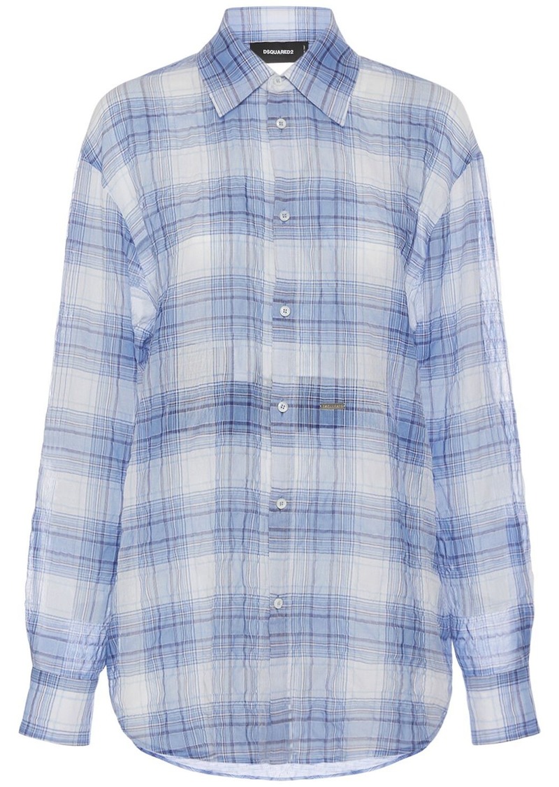 Dsquared2 Checked Cotton Shirt