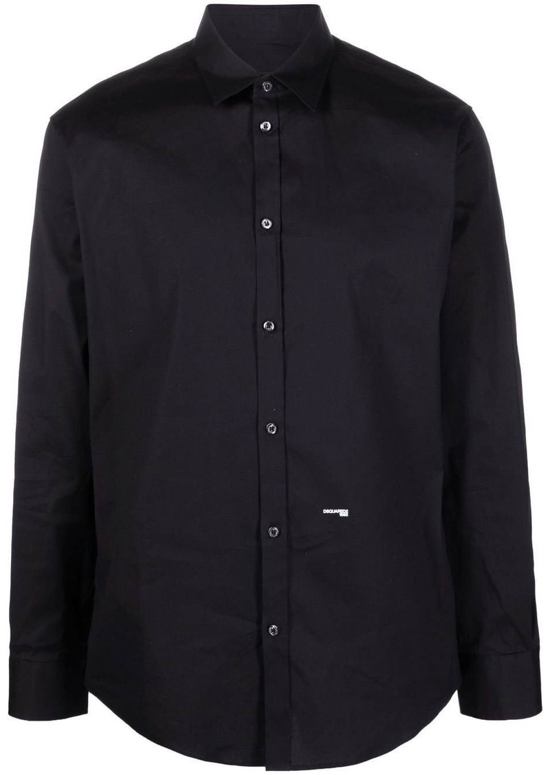 Dsquared2 classic-collar poplin shirt