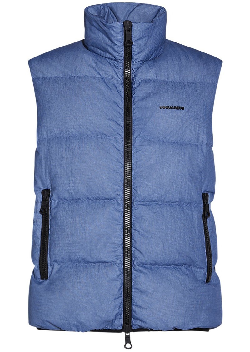 Dsquared2 Classic Logo Nylon Puffer Vest