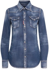 Dsquared2 Classic Stretch Denim Western Shirt