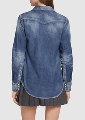 Dsquared2 Classic Stretch Denim Western Shirt