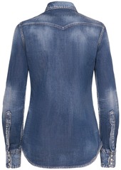 Dsquared2 Classic Stretch Denim Western Shirt