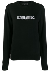 Dsquared2 contrast logo sweater