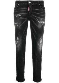 Dsquared2 Cool Girl distressed slim-leg jeans