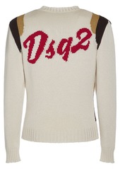 Dsquared2 Cotton Jacquard Crewneck Sweater