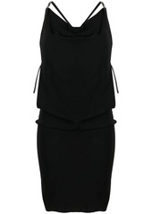 Dsquared2 cowl-neck panelled dress