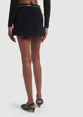 Dsquared2 Crepe Cady Mini Skirt