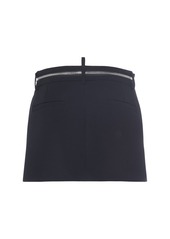 Dsquared2 Crepe Cady Mini Skirt