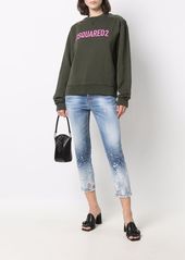 Dsquared2 cropped distressed-effect skinny jeans