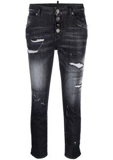 Dsquared2 cropped distressed jeans