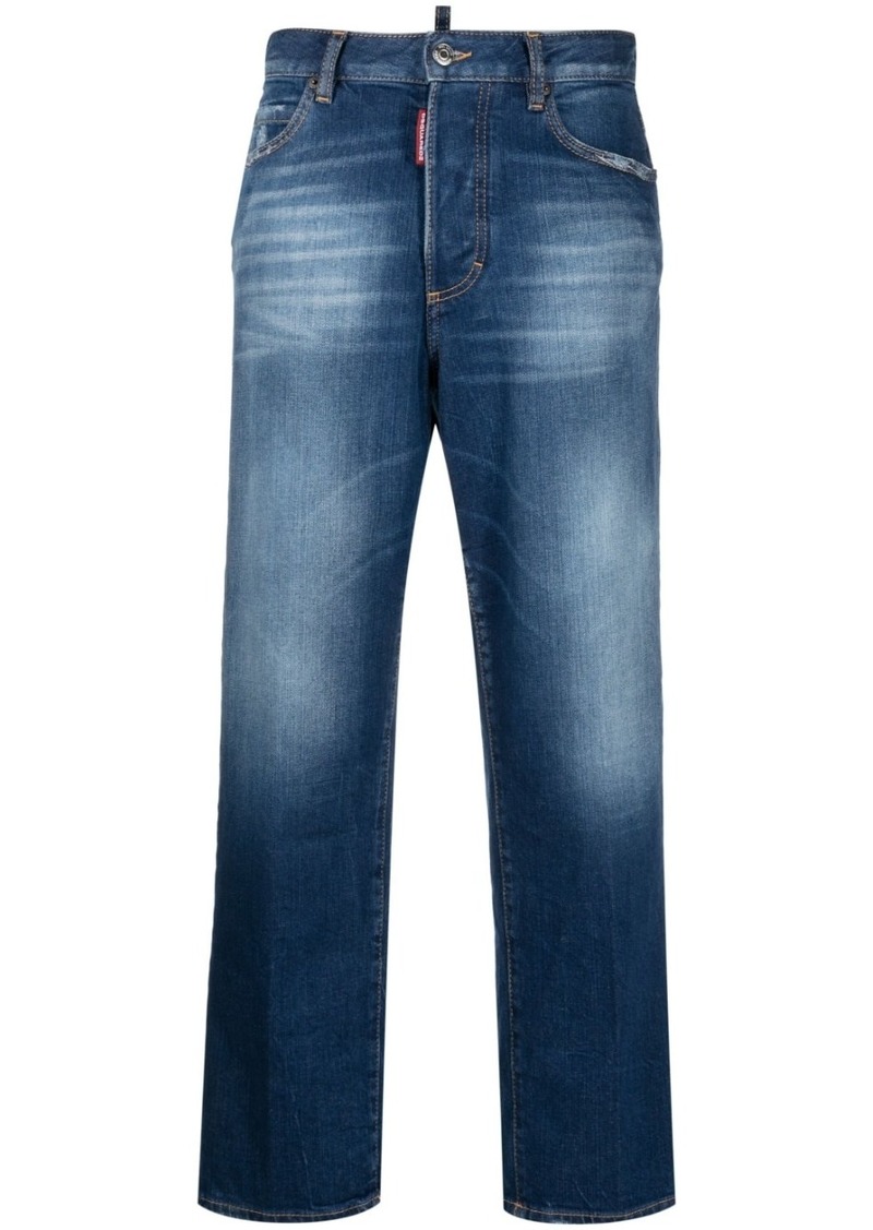 Dsquared2 cropped straight-leg jeans