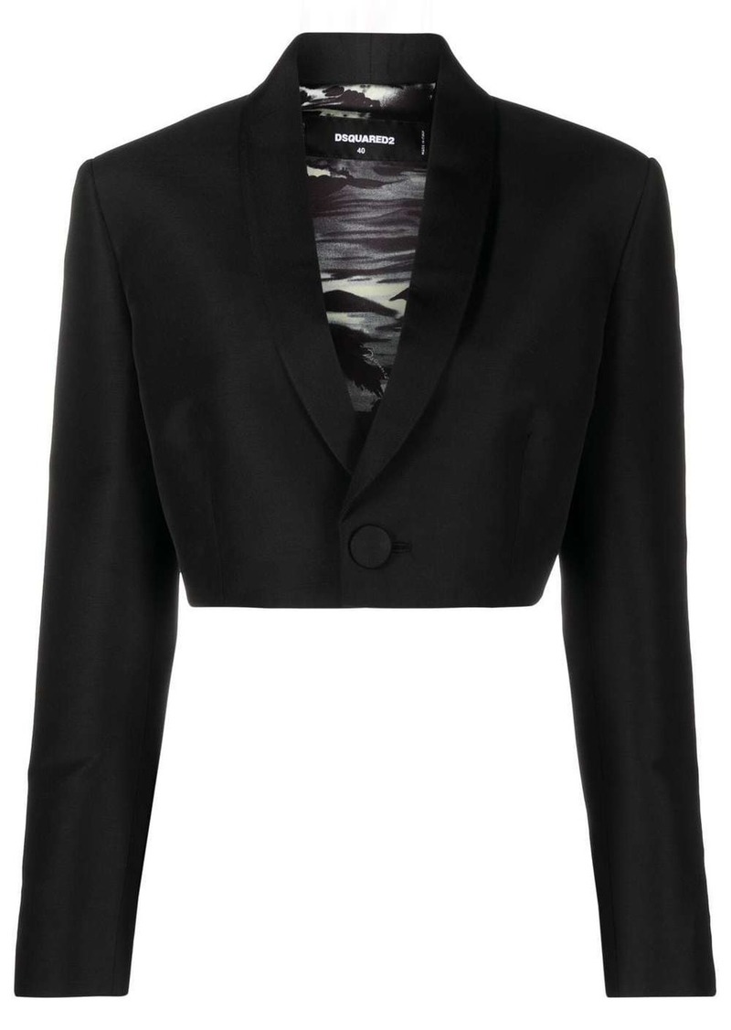 Dsquared2 cropped tailored jacket