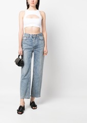 Dsquared2 cut-out sleeveless cropped top