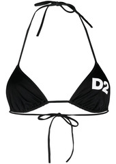 Dsquared2 D2 triangle-cup bikini top