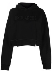 Dsquared2 debossed-logo cotton hoodie