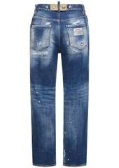 Dsquared2 Distressed Denim Flared Jeans