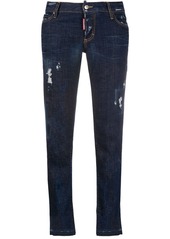 Dsquared2 distressed effect cropped jeans