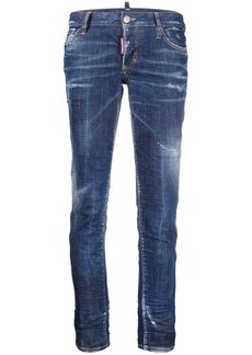 Dsquared2 distressed-effect cropped skinny jeans