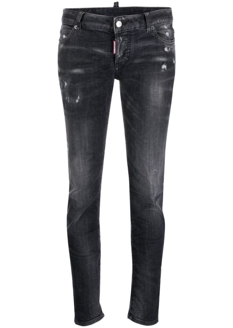 Dsquared2 distressed-effect low-rise jeans