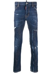 Dsquared2 distressed effect skinny jeans
