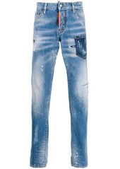 Dsquared2 distressed low-rise jeans