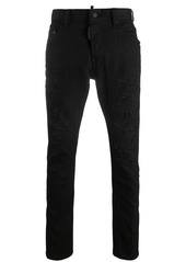 Dsquared2 distressed low-rise skinny jeans