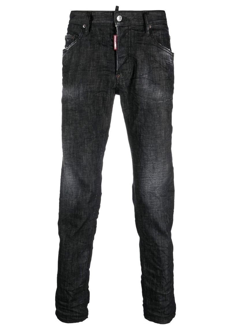 Dsquared2 distressed skinny-cut jeans