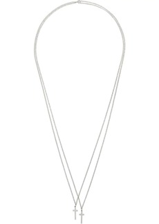 Dsquared2 double cross necklace