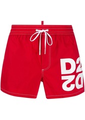 Dsquared2 drawstring logo swim shorts