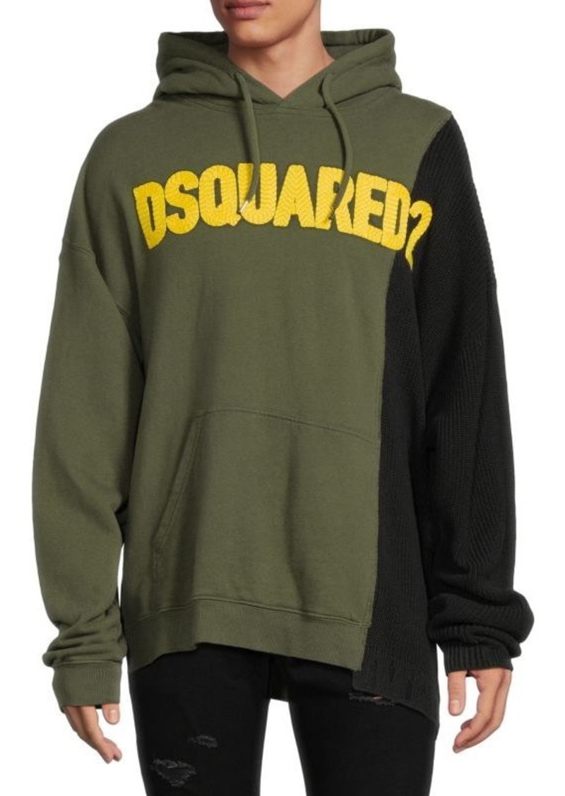 Dsquared2 Drop Shoulder Logo Hoodie