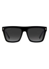 Dsquared2 54mm Flat Top Sunglasses