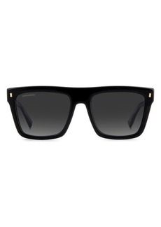 Dsquared2 54mm Flat Top Sunglasses