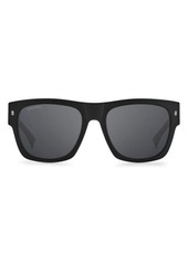 Dsquared2 55mm Square Sunglasses