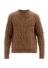 Dsquared2 Antler cable-knit wool sweater